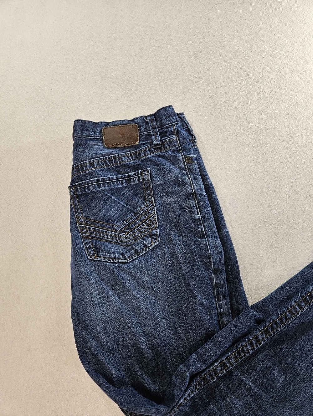 BKE Seth Jeans Mens 38R Blue Denim Loose Straight Medium Wash - Picture 2 of 7